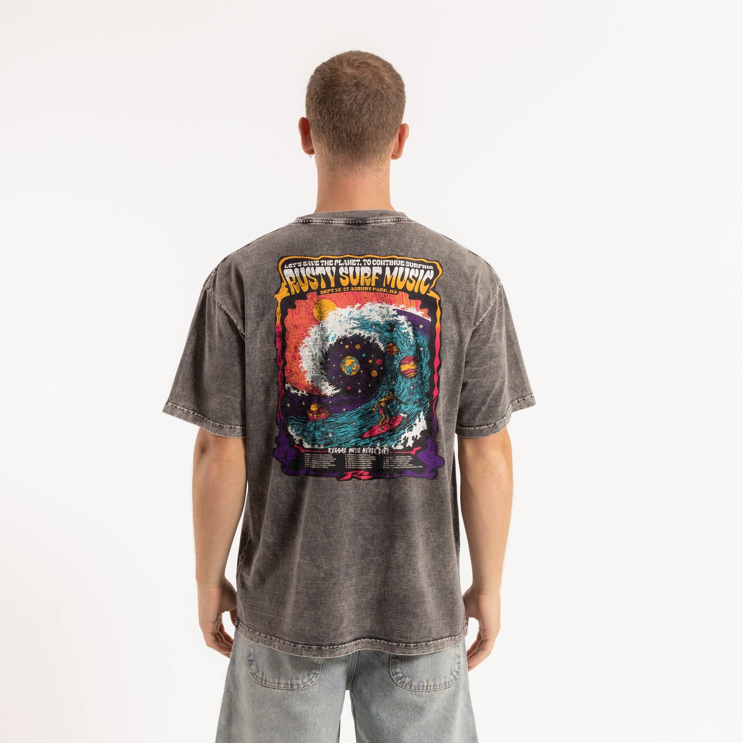 Remera Mc Rusty Stp Tee Process Black