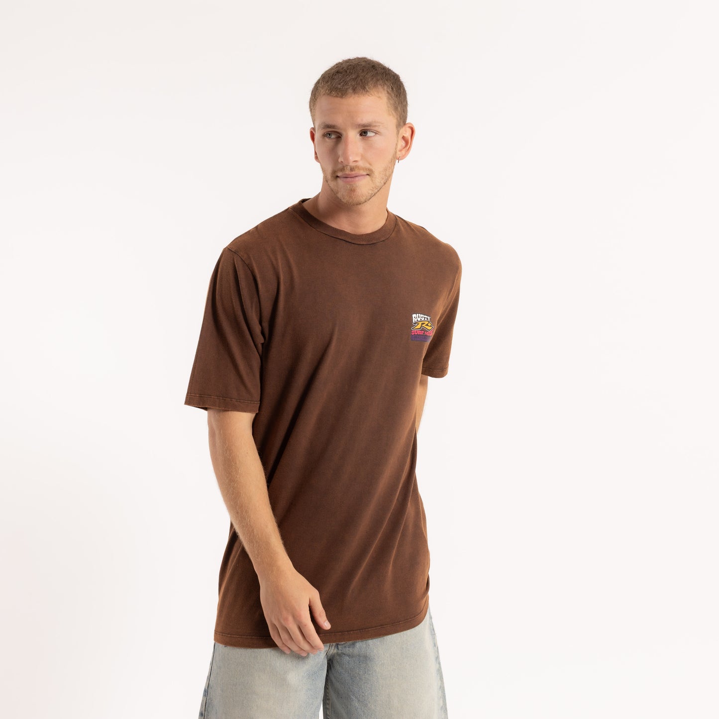 Remera Mc Rusty Stp Tee Process Brown
