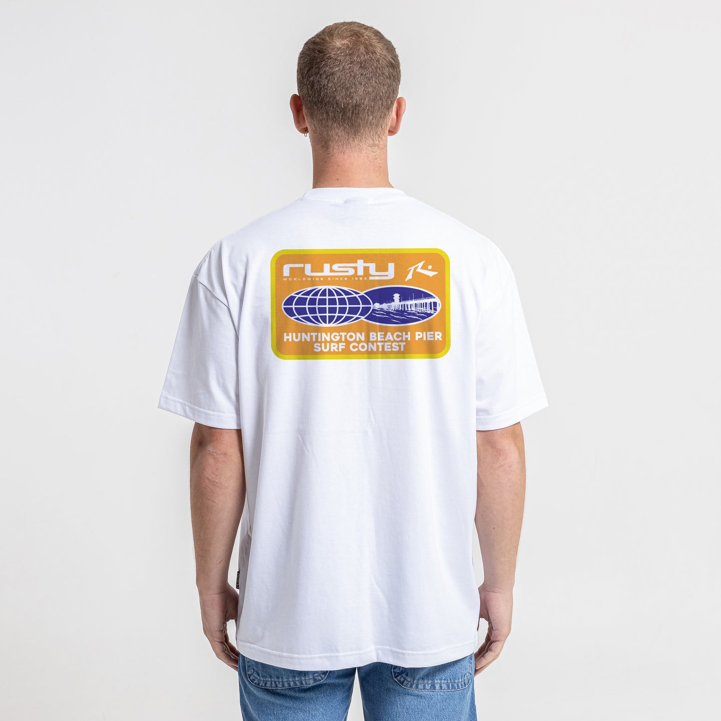 Remera Mc Rusty Surf Contest Hb Tee White