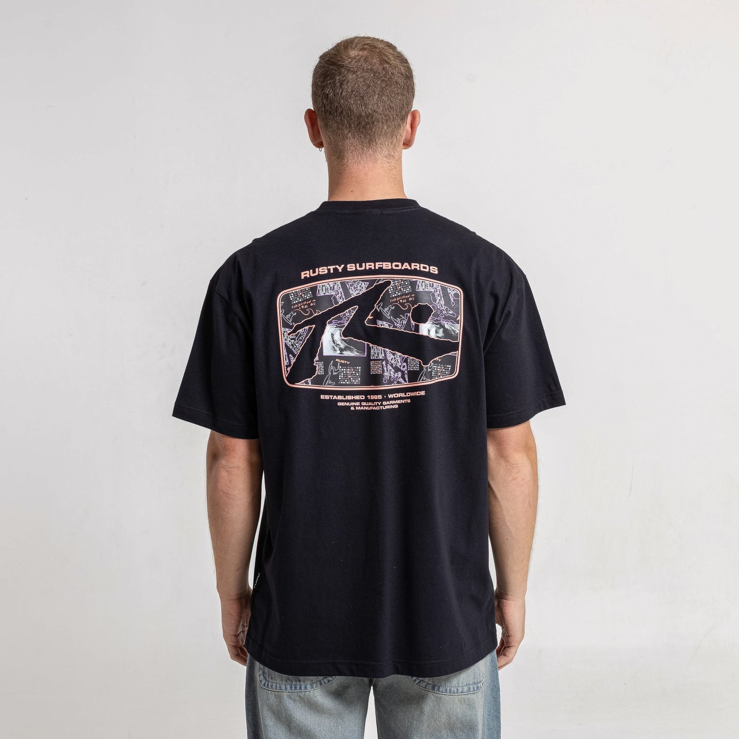 Remera Mc Rusty Surf Night Tee Black