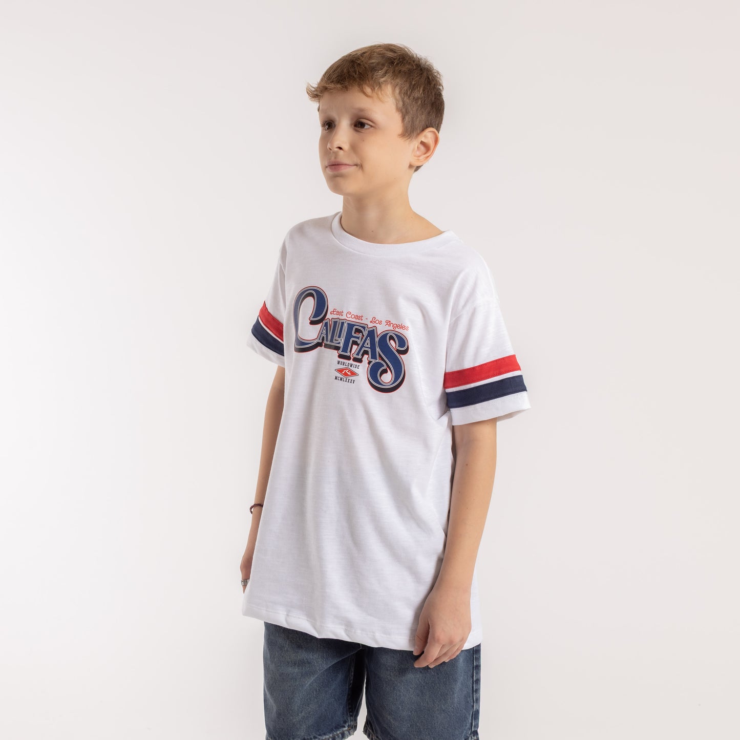 Remera Mc Rusty Welcome To Califas Tee Jr Off White