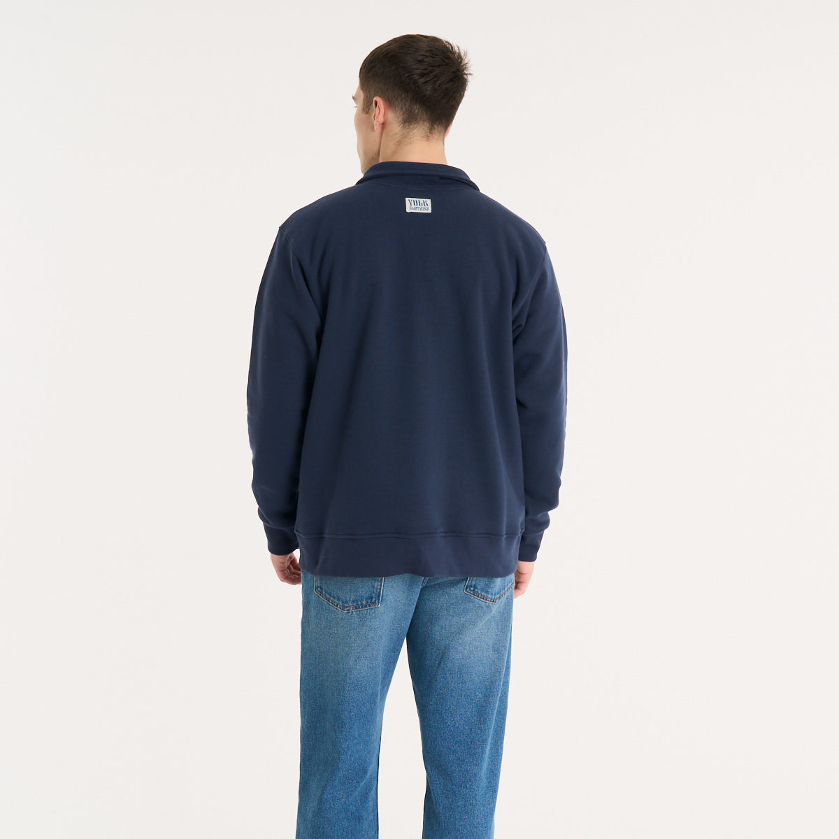 Buzo Vulk Richard Half Zip Blue