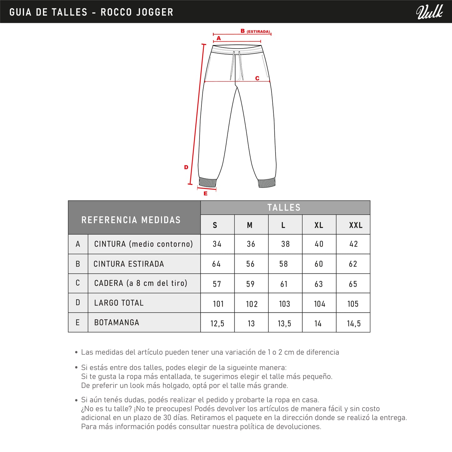 Jogging Vulk Rocco Jogger Black