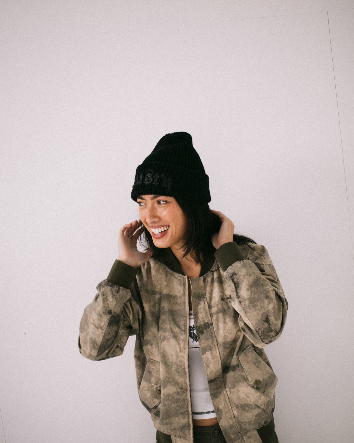 Gorro Lana Rusty Roxanne Beanie Black