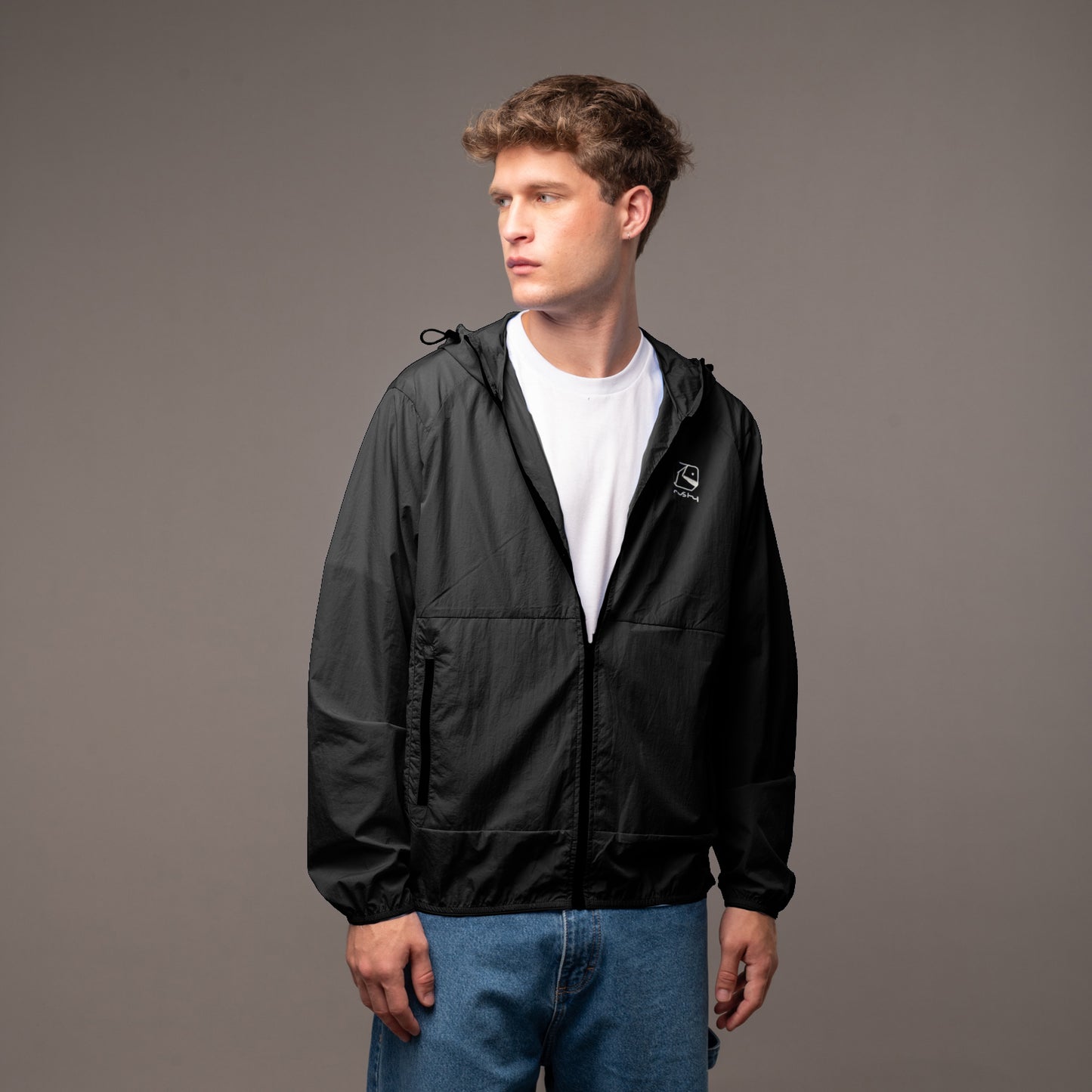 Campera Liviana Rusty Vermax Windbraker Black