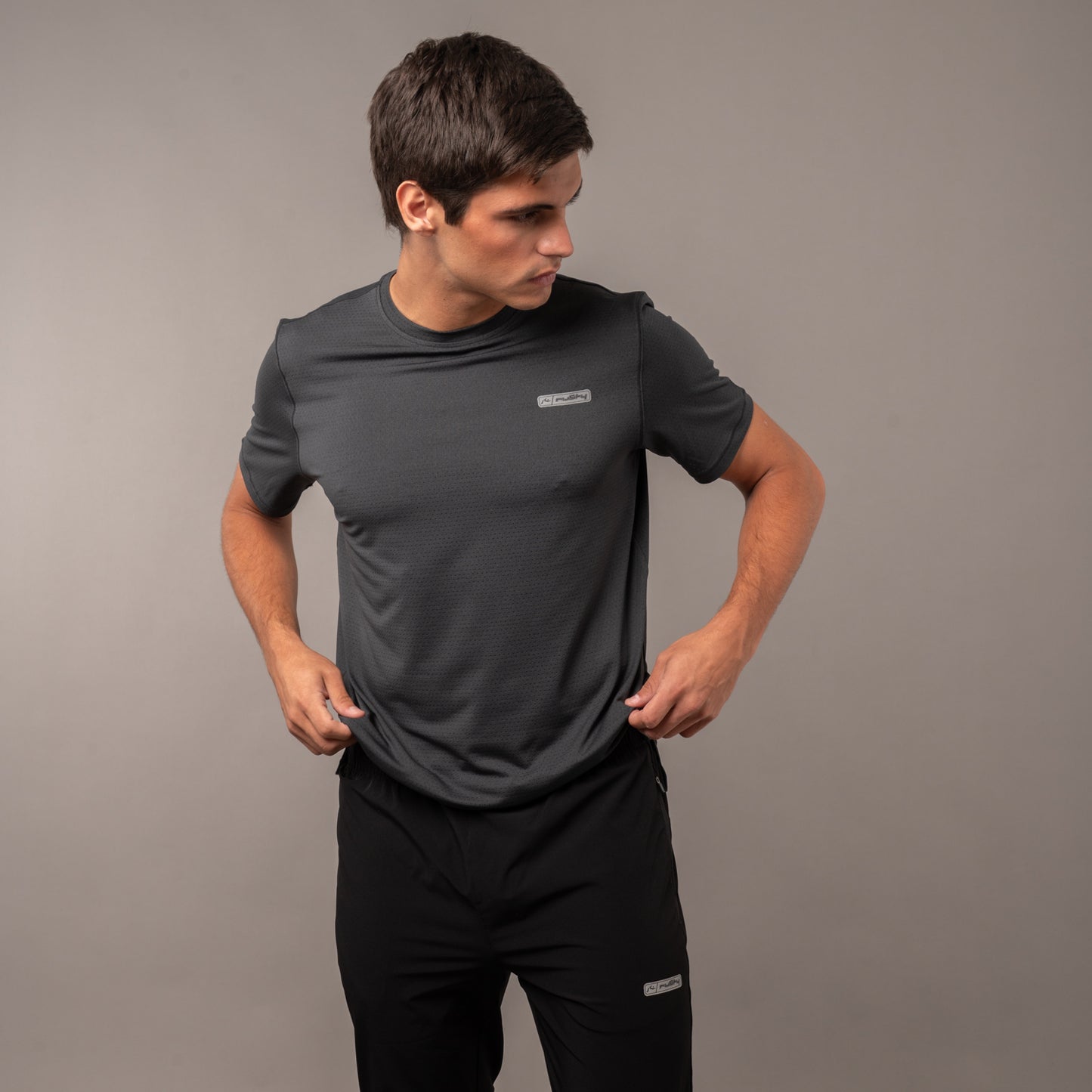 Remera Rusty Furry Sport Carbon