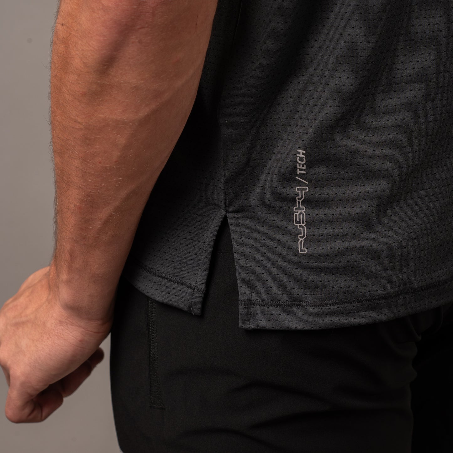 Remera Rusty Furry Sport Carbon