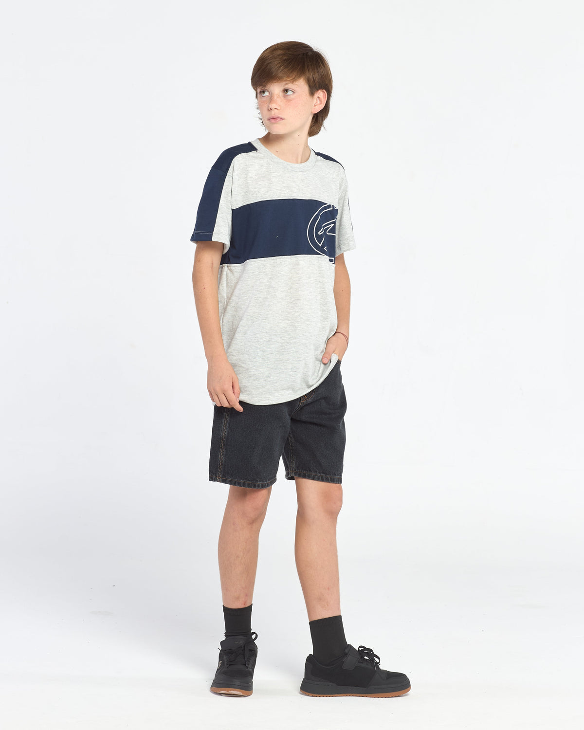 Remera Mc Rusty Kill Switch Tee St Jr Grey Marle
