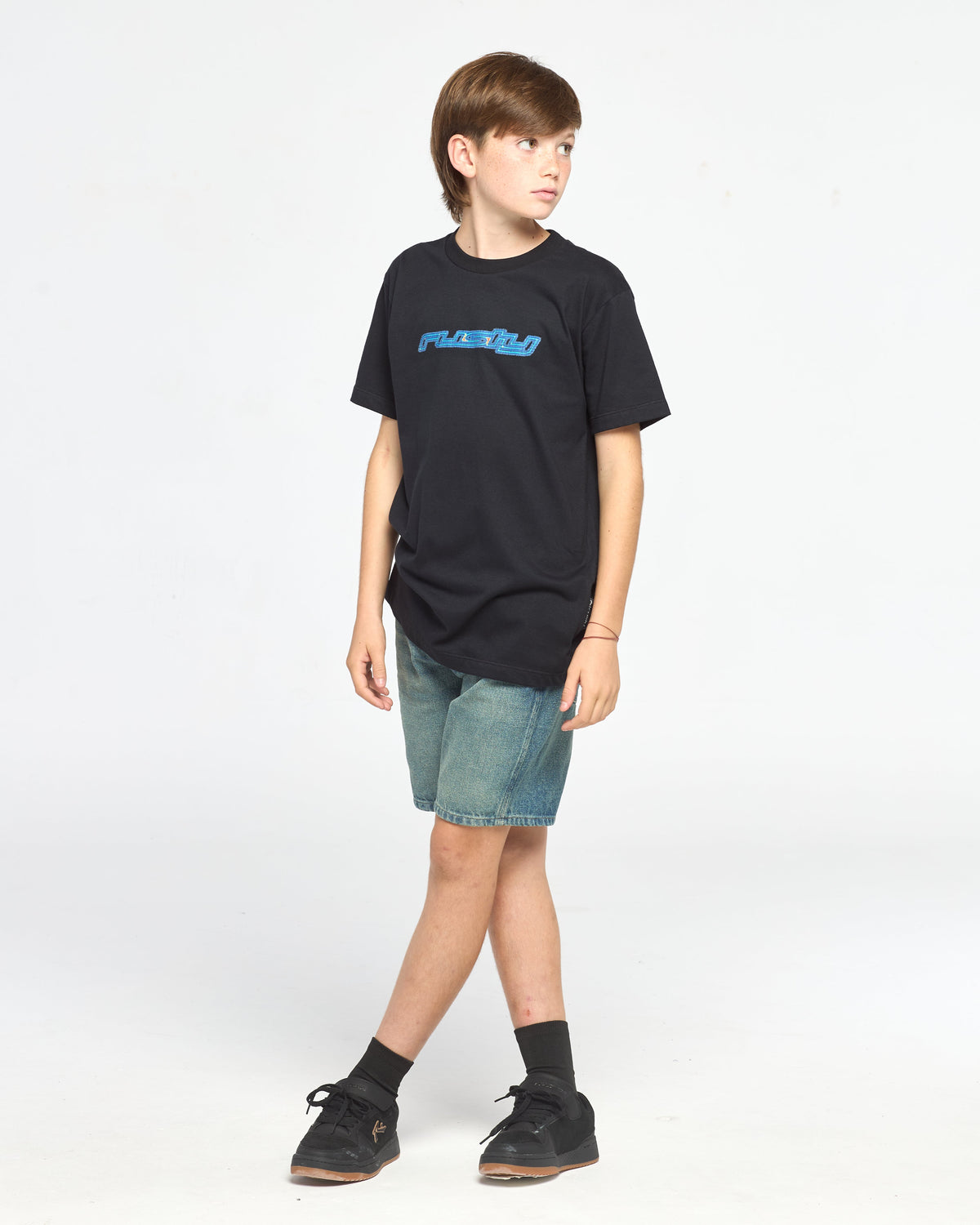 Remera Mc Rusty Hot Map Tee St Jr Black