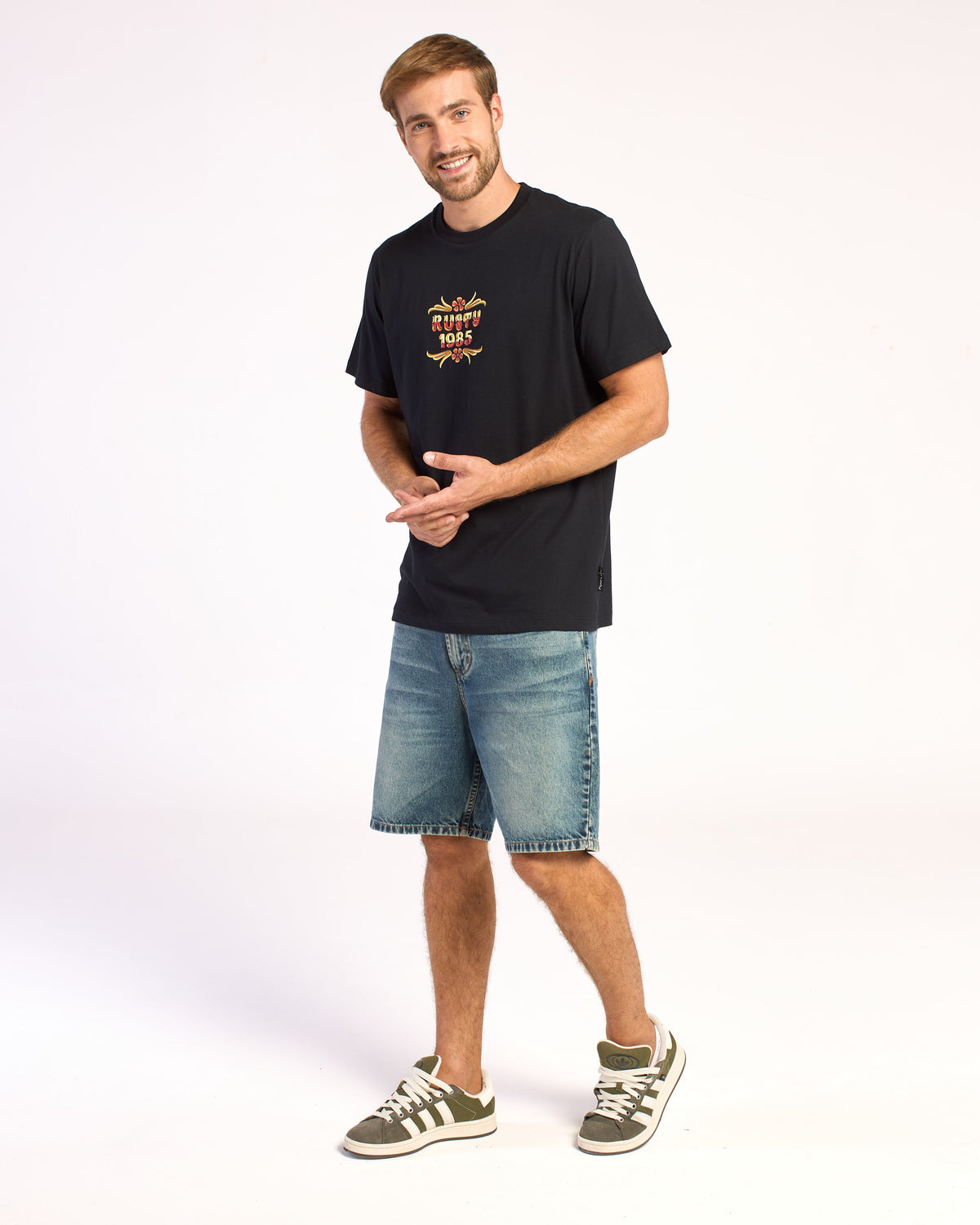 Remera Mc Rusty Tango Mar Bravío Tee St Black