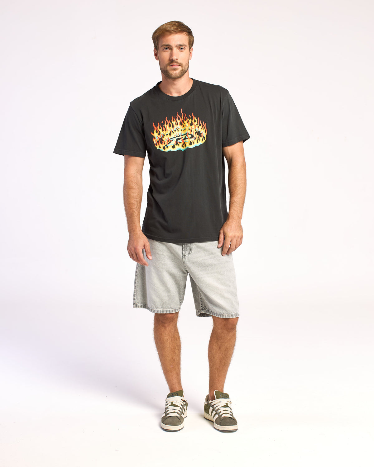 Remera Mc Rusty Forest Disaster Tee St Coal