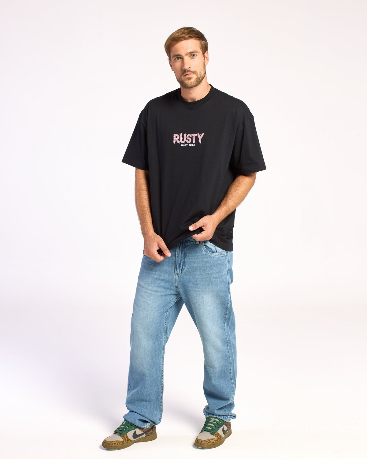 Remera Mc Rusty Ramen Dragon Tee Ov Black
