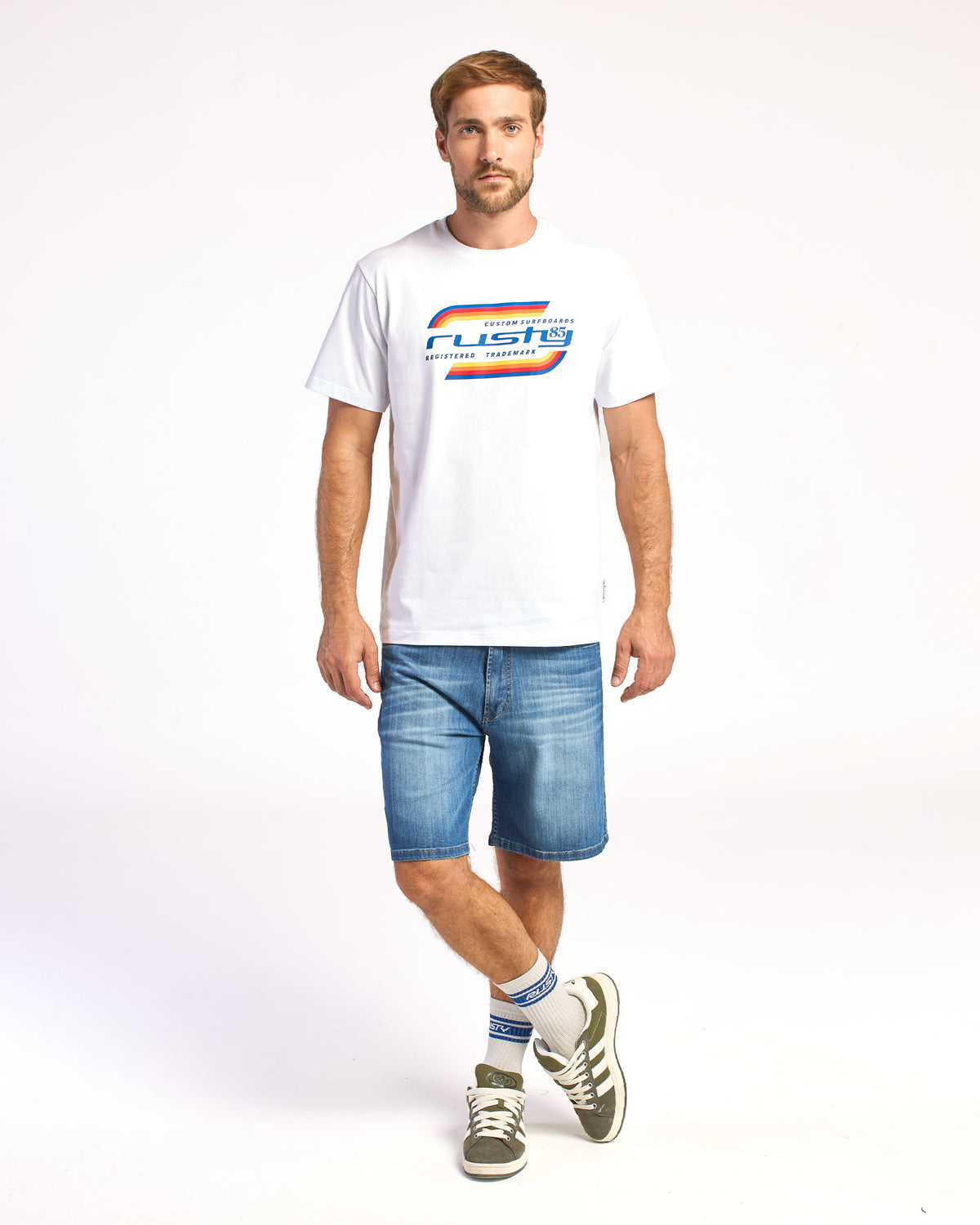 Remera Mc Rusty Crocker Tee St White