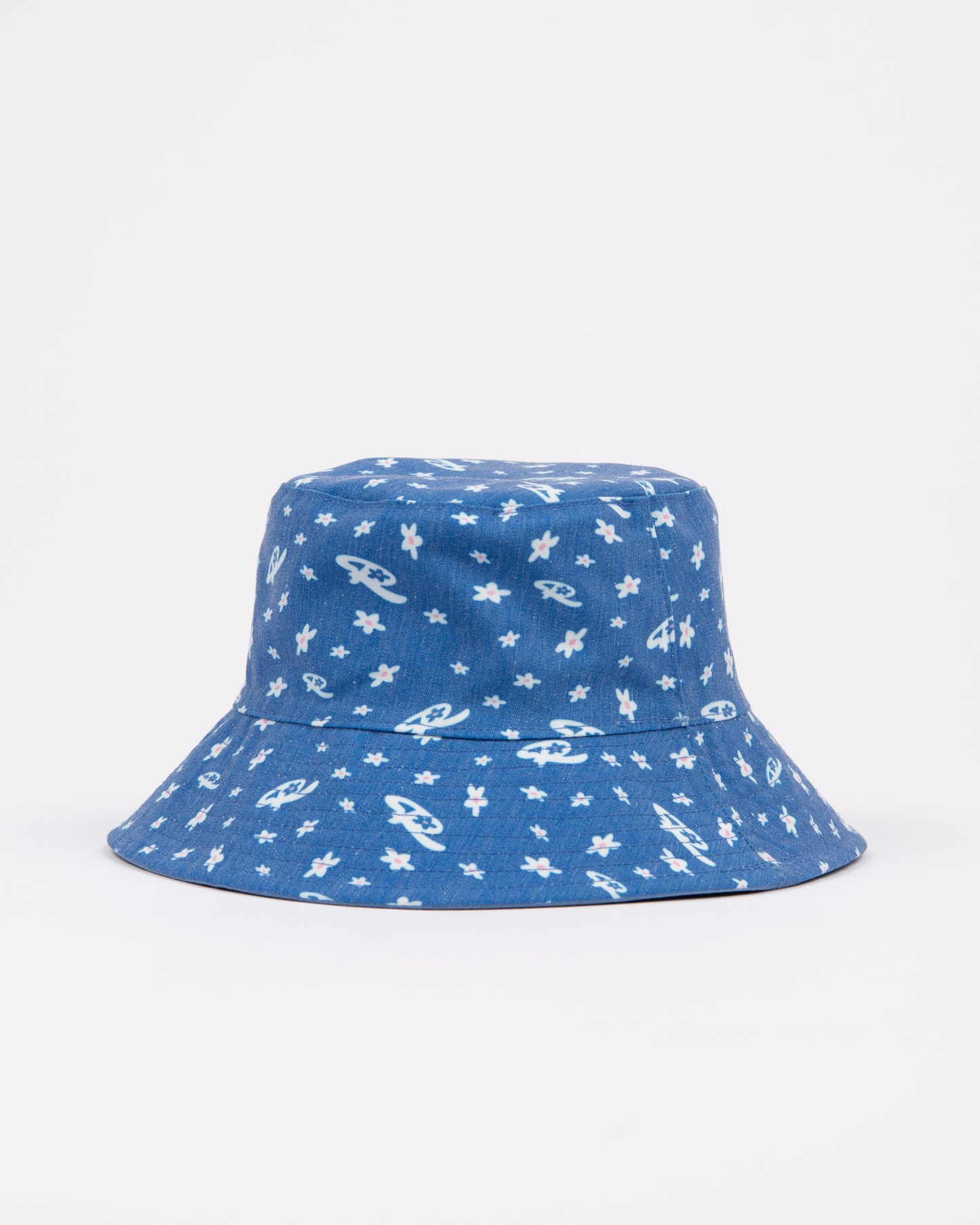 Piluso Rusty Summer Time Reversible Bucket Hat Girls* Yonder Blue