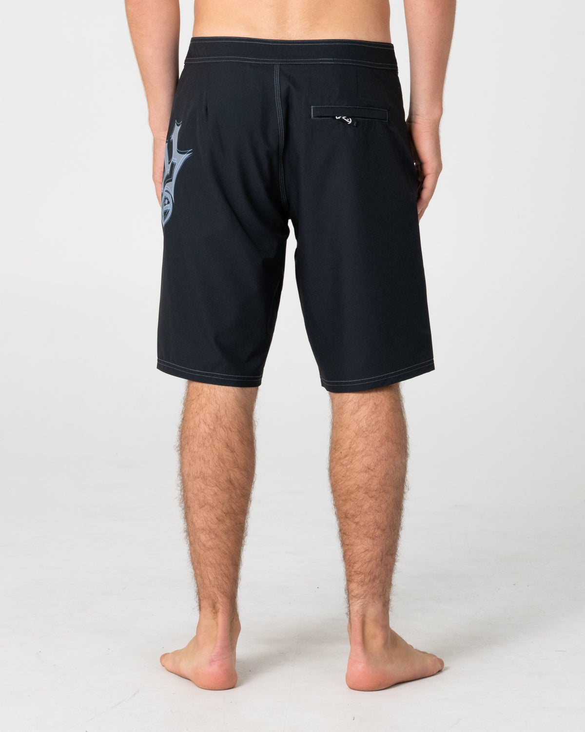 Boardshort Rusty Scream Fixed Waist Boardshort Black