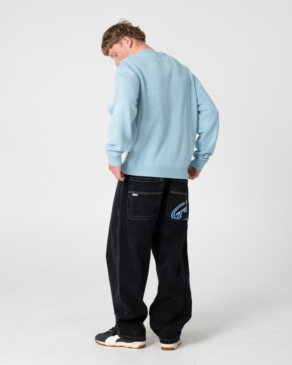 Jean Rusty Turbo 2.0 Baggy Jean Black Out/Blue