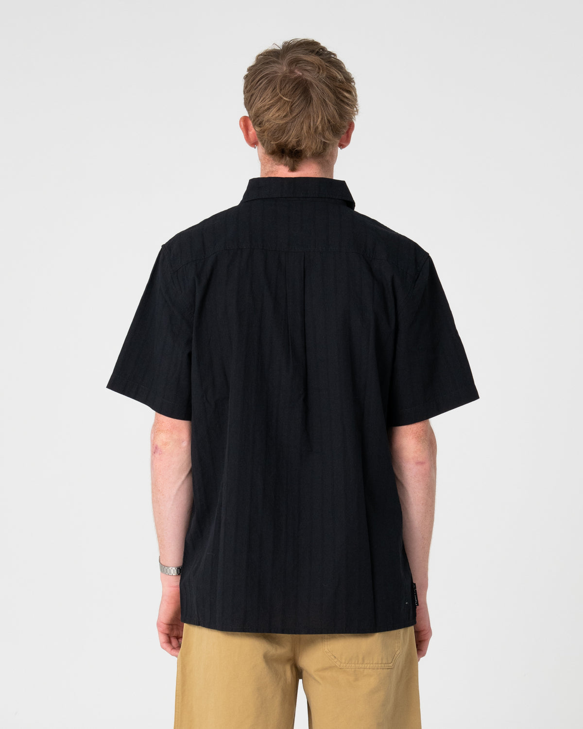 Camisa Mc Rusty Datsun Classic Short Sleeve Shirt Black