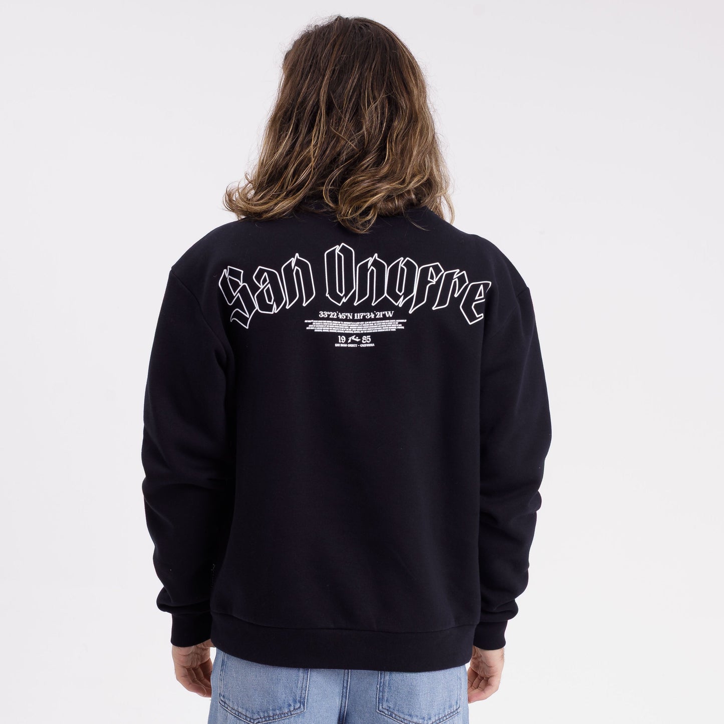 Buzo Rusty San Onofre Crew Black