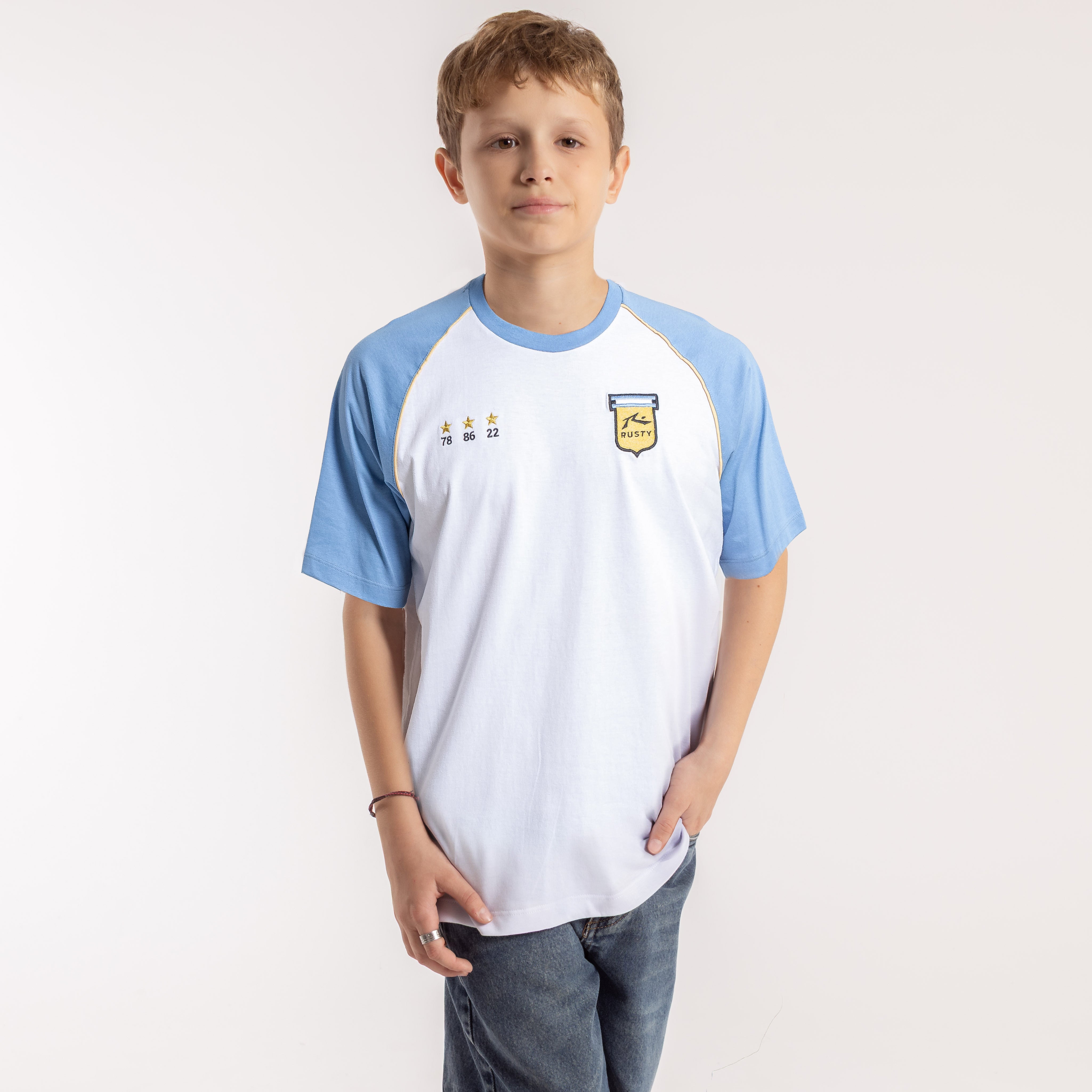 Remera Mc Rusty Sean Eternos Tee Jr Blanco