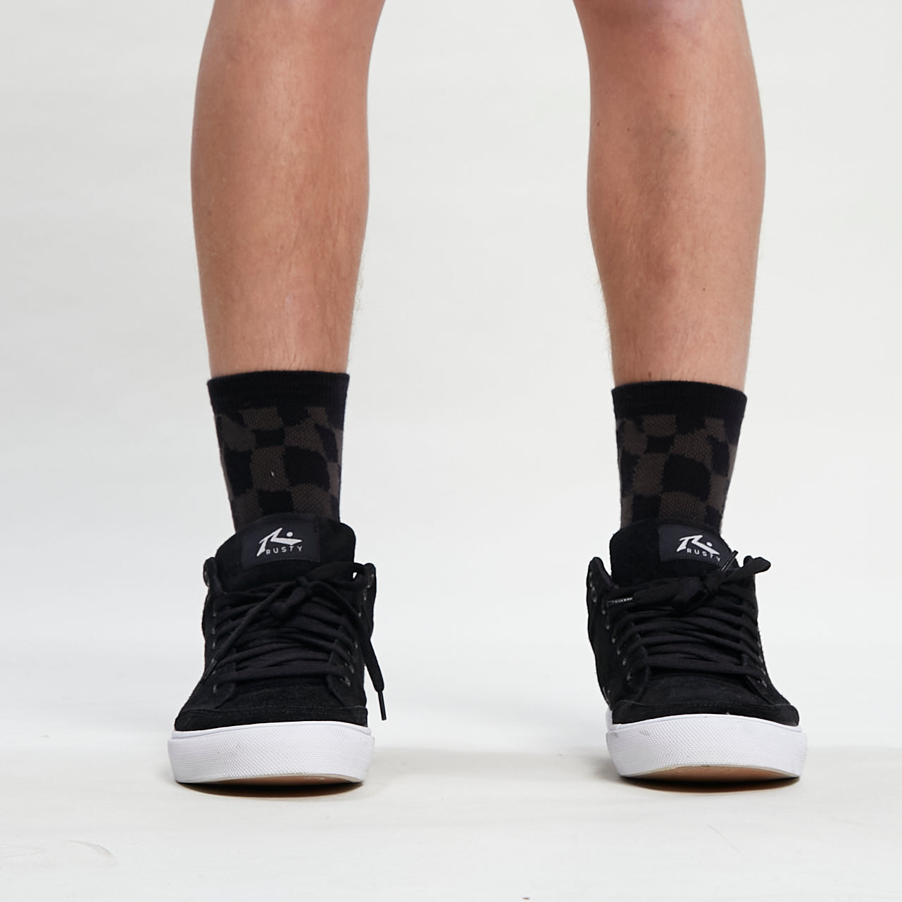 Medias Rusty Seara Socks Black/Grey