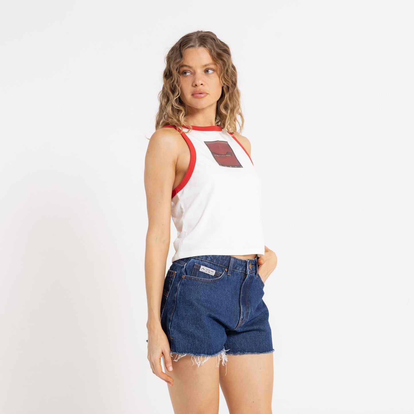 Musculosa Rusty Shoot It Tank Ld Snow White