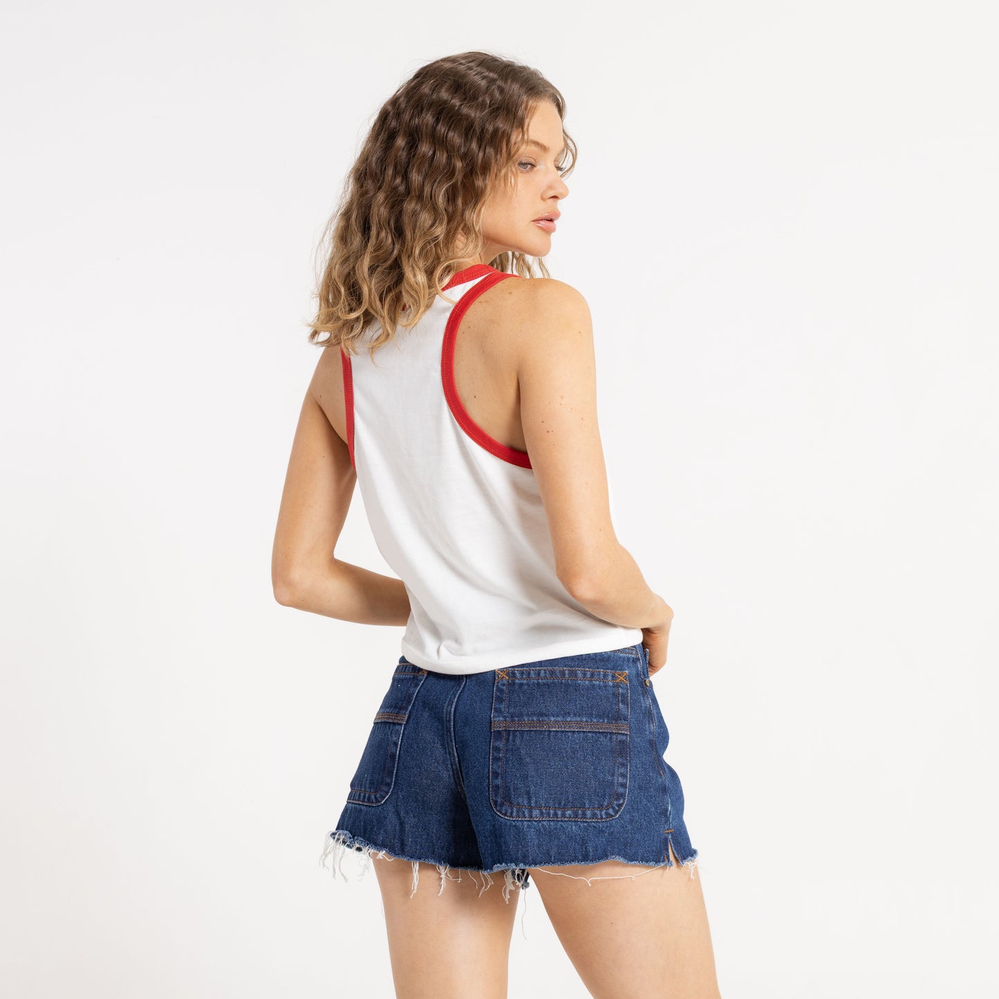 Musculosa Rusty Shoot It Tank Ld Snow White
