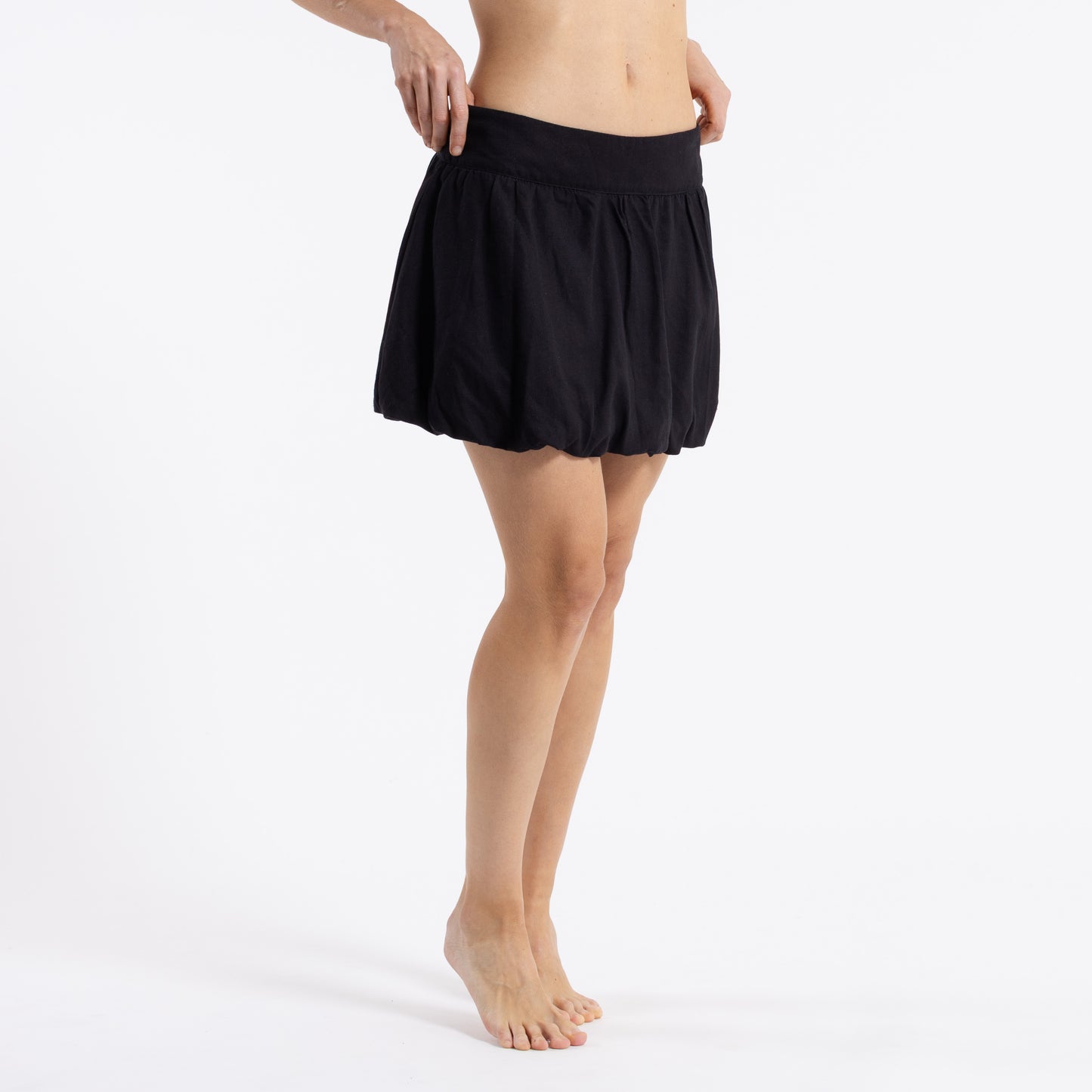 Pollera Rusty Summer Court Low Rise Bubble Skirt Ld Black