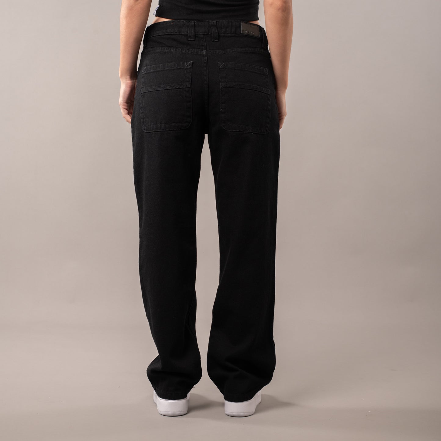Jean Rusty Suzy Straight Low Rise Jean Ld Black