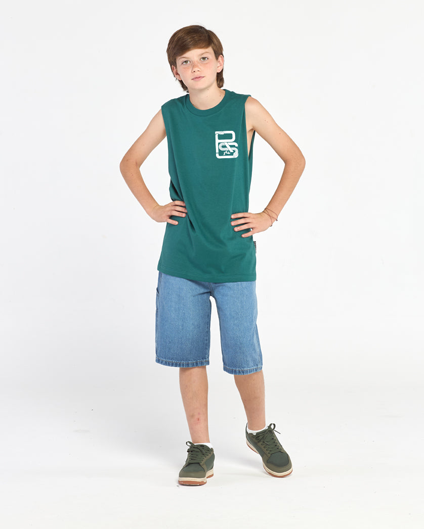 Muscle Rusty Snakers Muscle Jr Green Bel