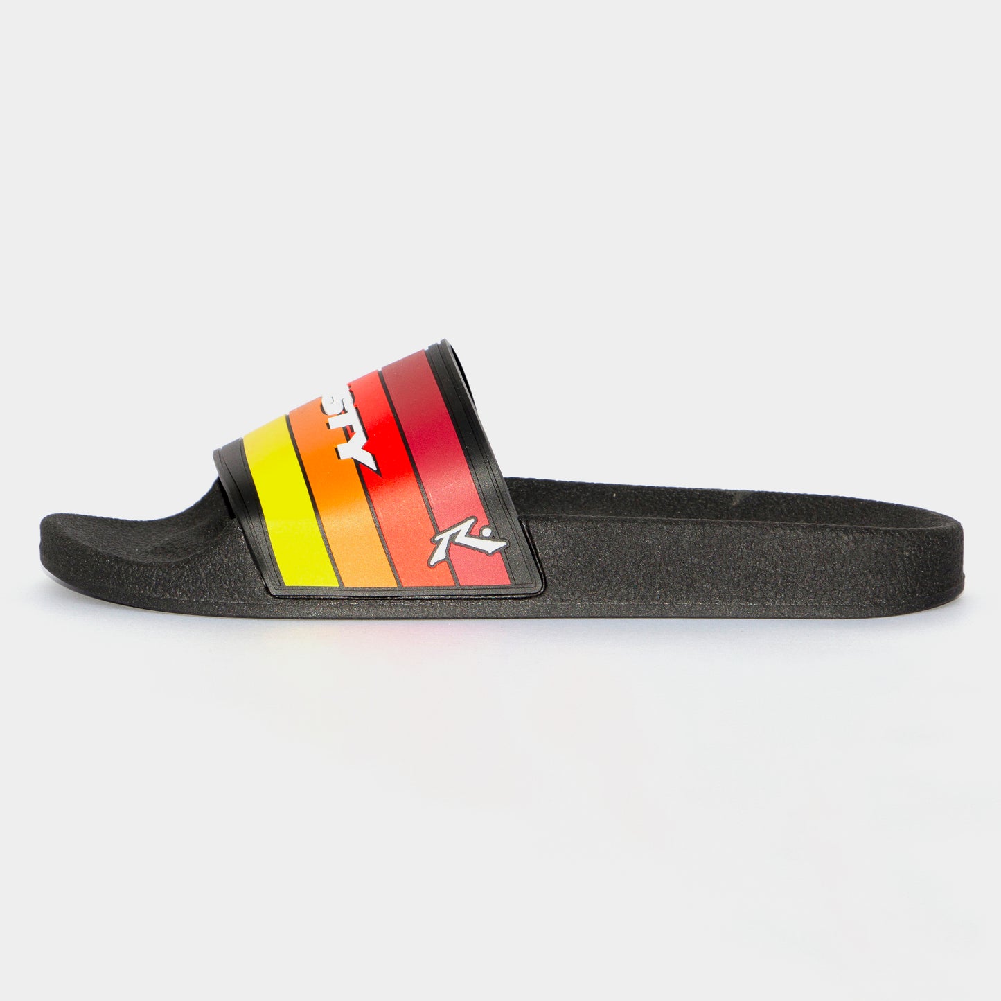 Ojotas Rusty The Rainbow Slide Ld Black