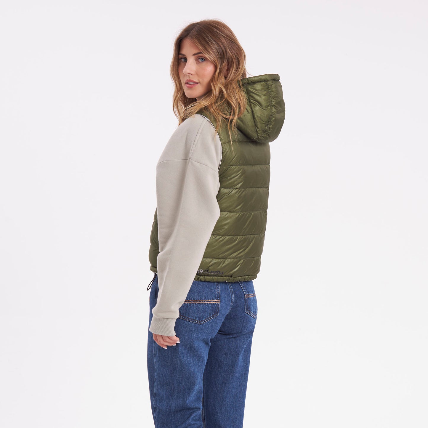 Chaleco Rusty The Secret Rever Puffer Vest Ld Snow White