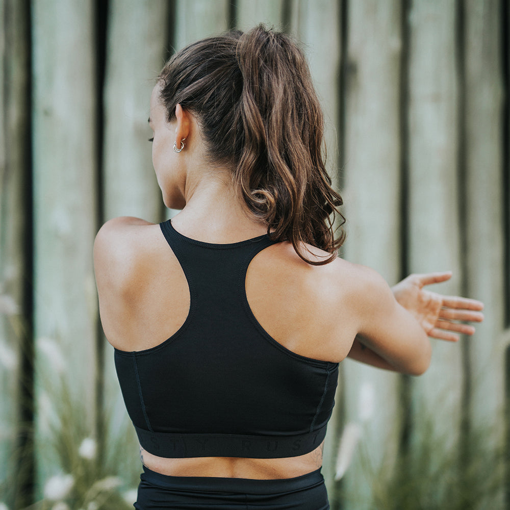 Top Deportivo Rusty Strokes Zipper Top LD