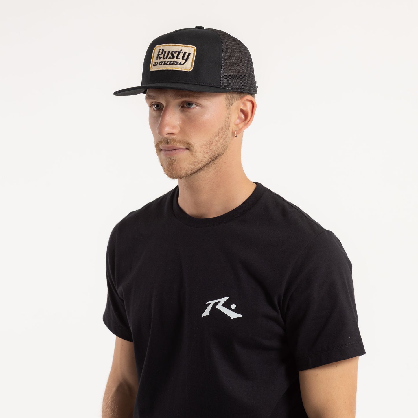 Gorra Rusty Tulsa Trucker Cap Black