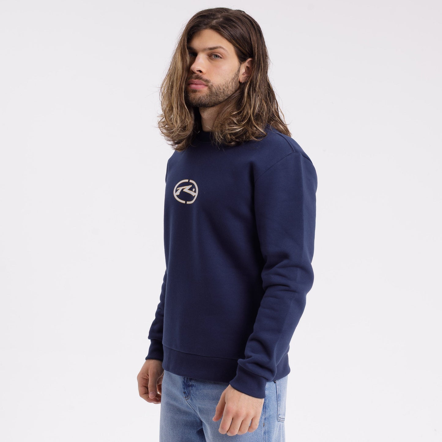 Buzo Rusty Turbo Serie 2 Crew Superbig Navy Blue
