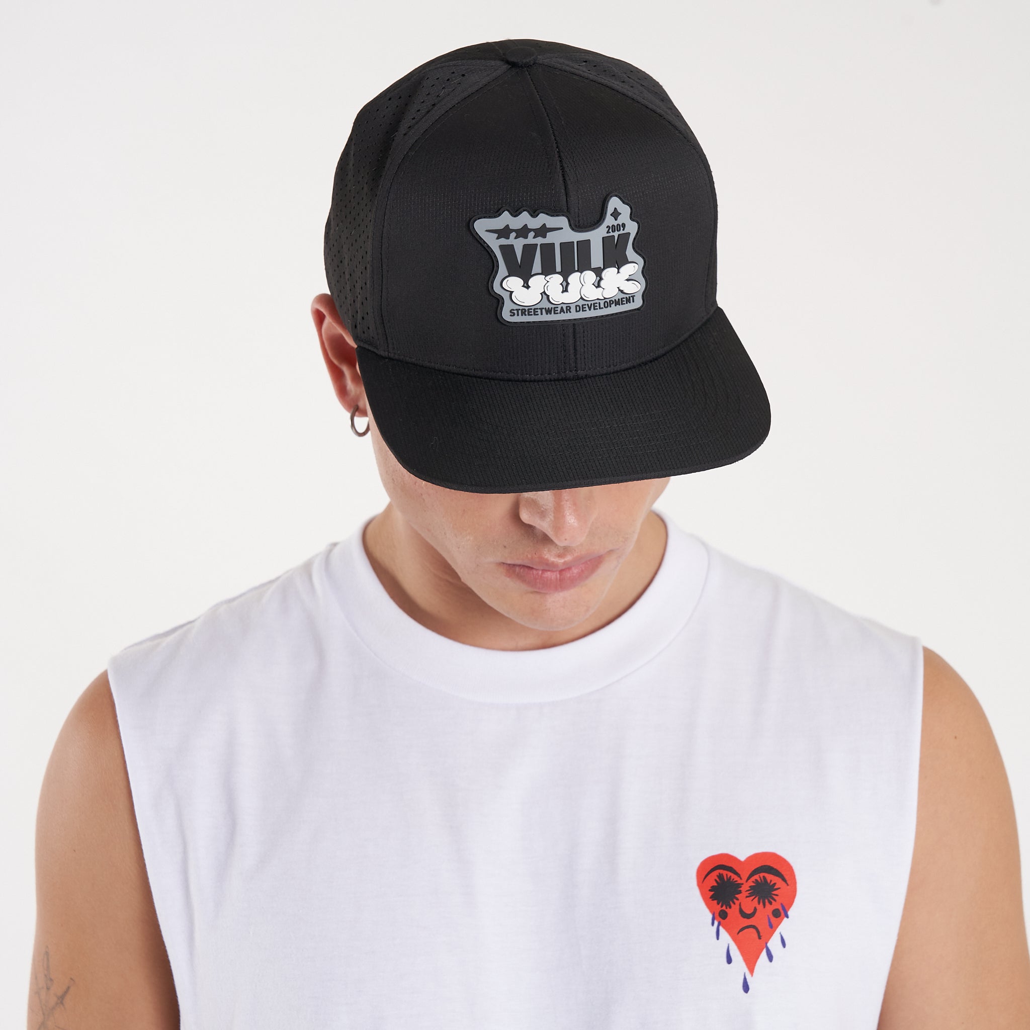 Gorra Vulk Buckley Flat Trucker Black