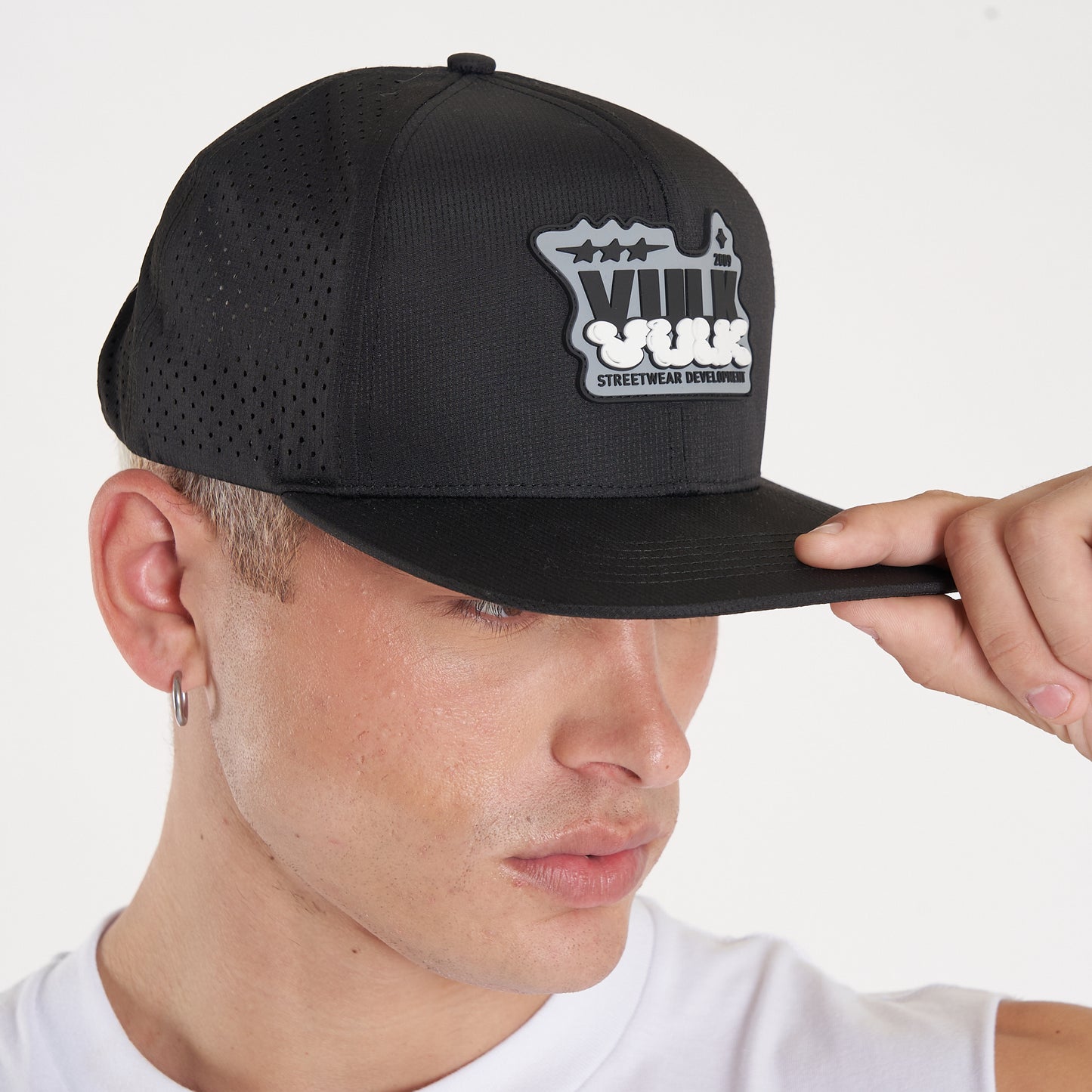 Gorra Vulk Buckley Flat Trucker Black