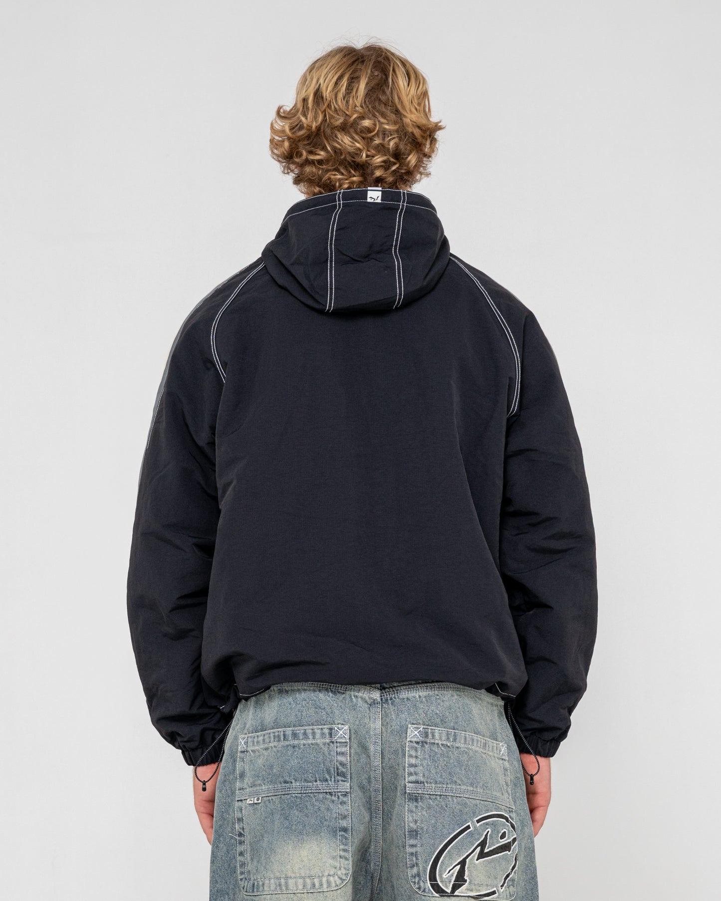 Campera Abrigo Rusty Lock Out Hooded Jacket Black