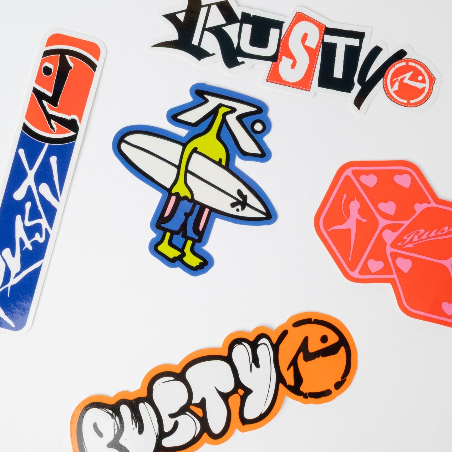 Calcos Rusty Our Kind Sticker Pack Multi 6