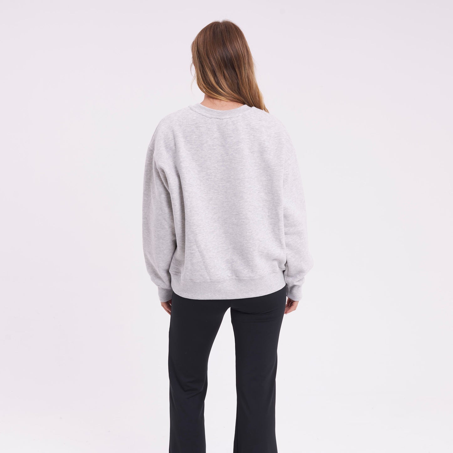 Buzo Rusty Walk On Relaxed Crew Ld Grey Marle