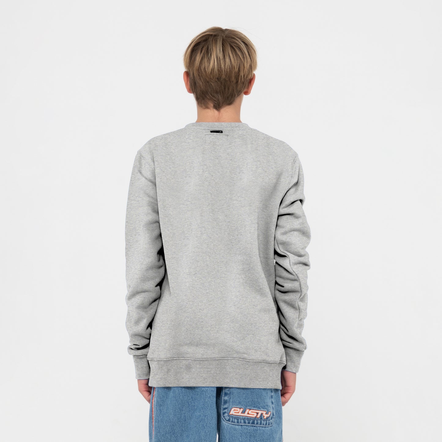 Buzo Rusty Collegiate Worldwide Crew Jr White Marle