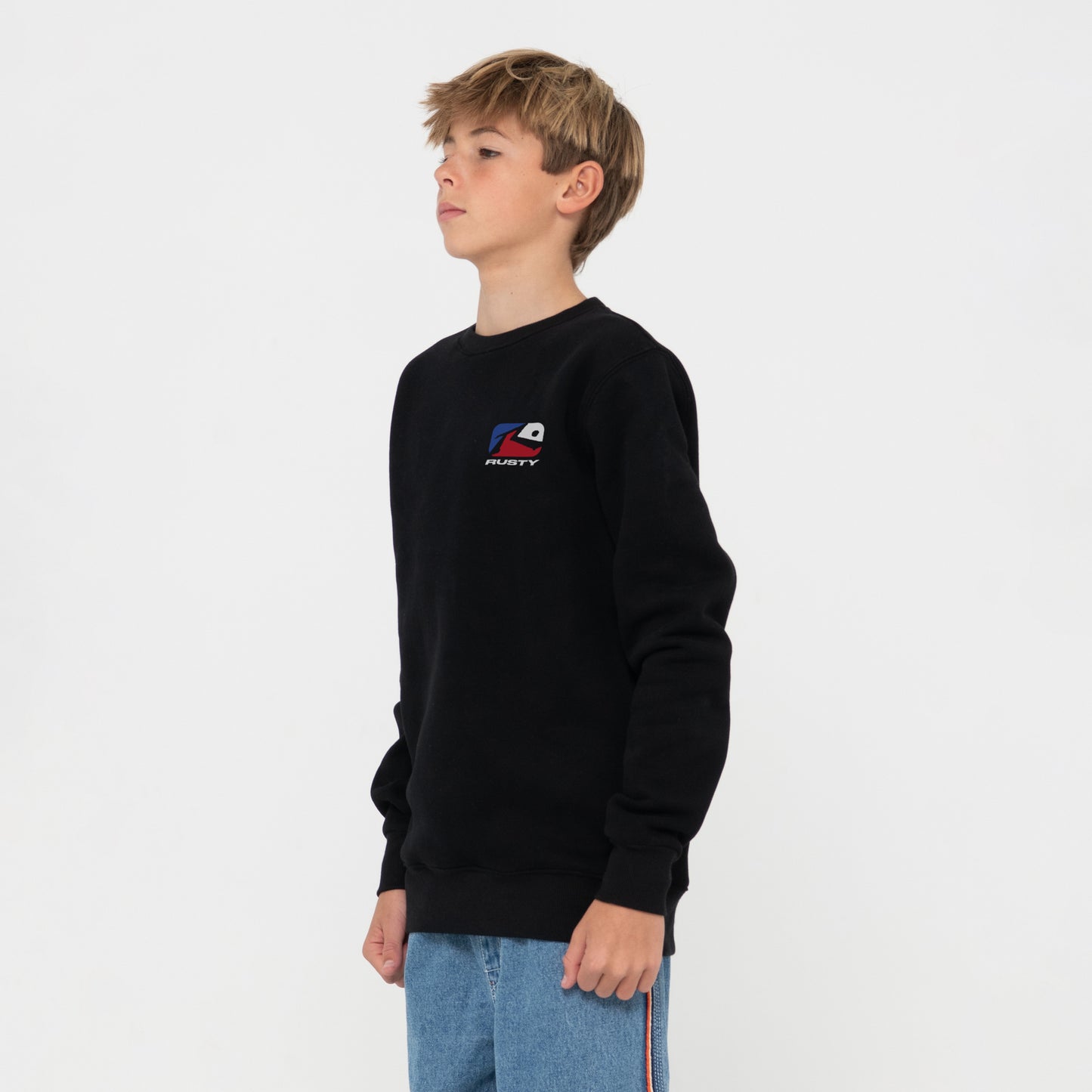 Buzo Rusty Phenom Crew Jr Black
