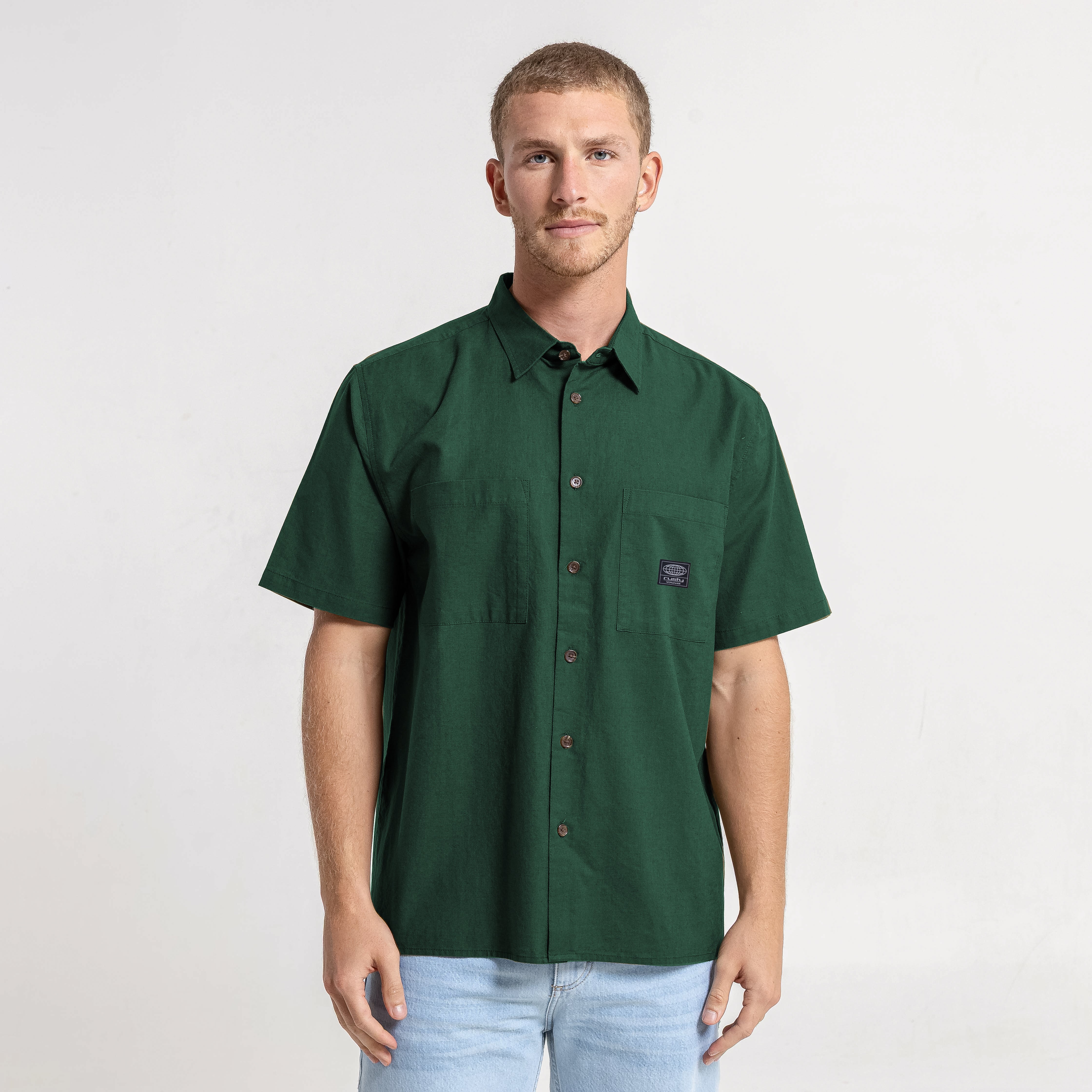Camisa Mc Rusty Reckless Shirt Forest Green