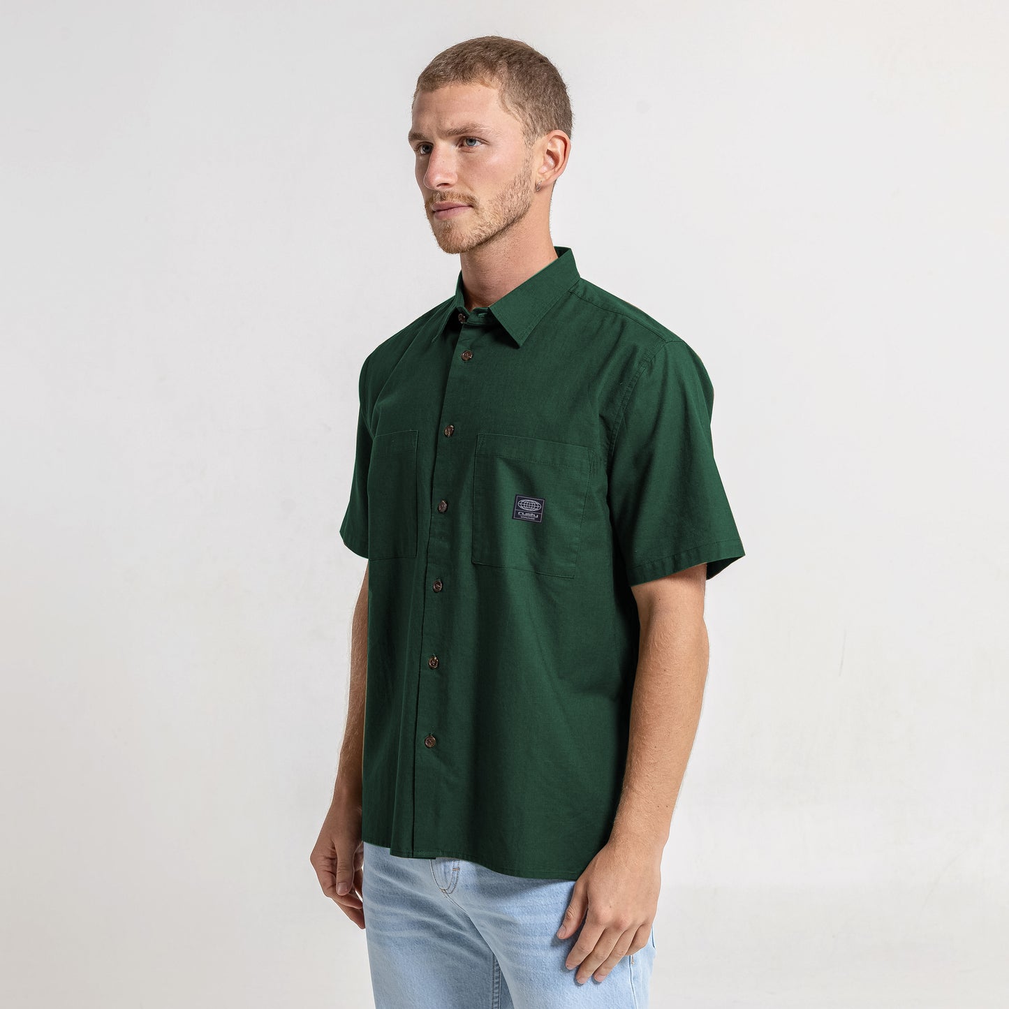 Camisa Mc Rusty Reckless Shirt Forest Green