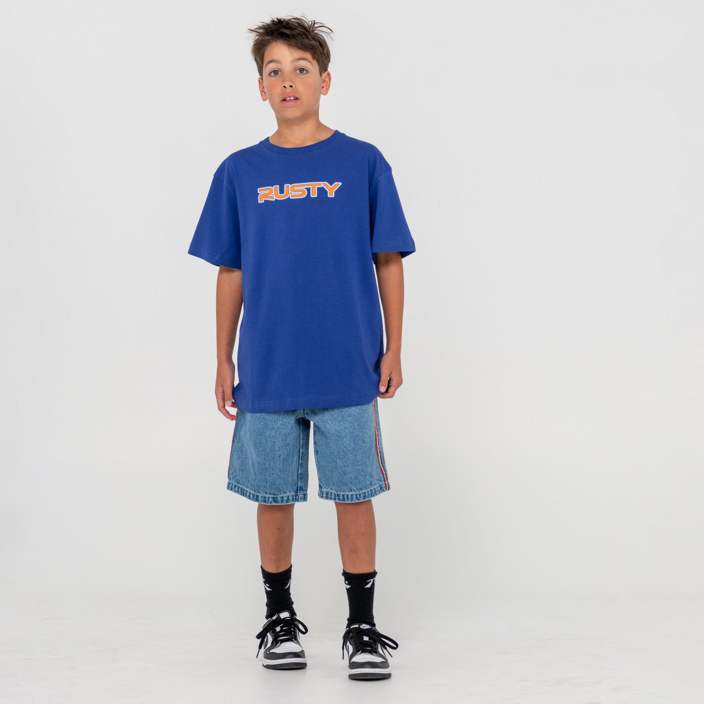 Remera Rusty You Know Jr Marazine Blue