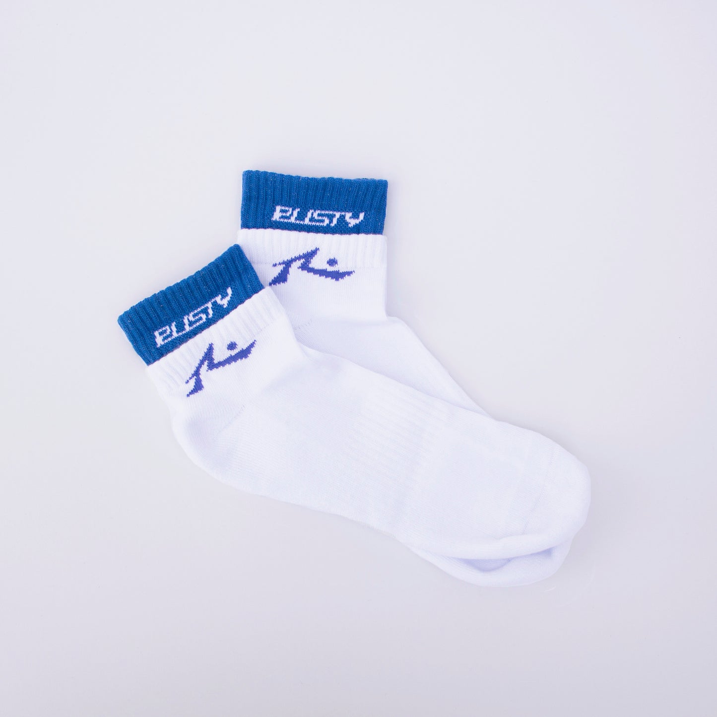 Medias Rusty Superstition Socks White/Royal Blue