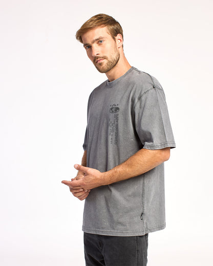 Remera Mc Rusty Ticket Tee Rx Process Grey
