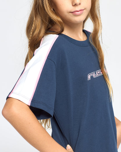 Remera Mc Rusty Mini Tammy Oversized Tee Girls Navy