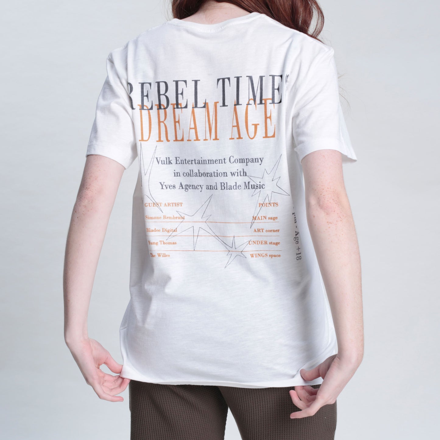 Remera Mc Vulk Rebel Tee Cream
