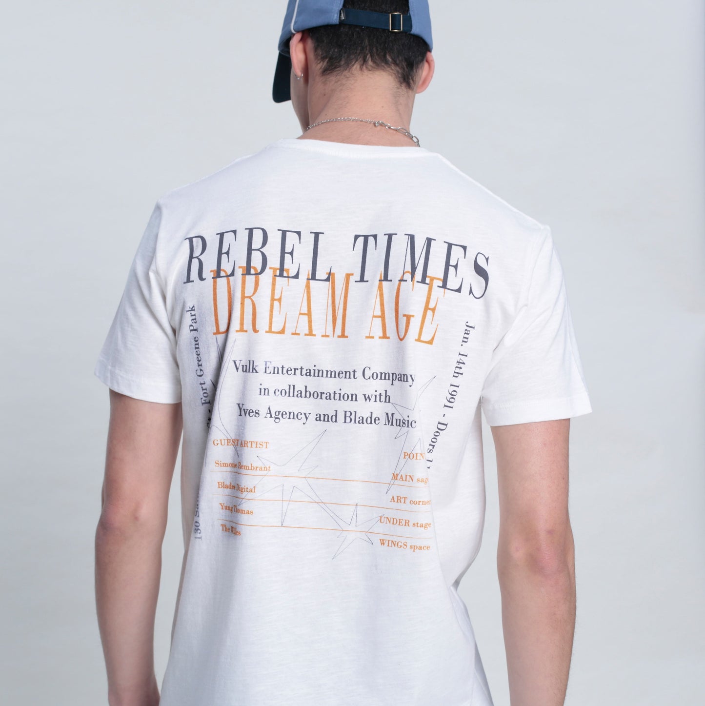 Remera Mc Vulk Rebel Tee Cream