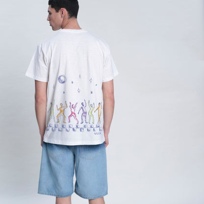 Remera Mc Vulk Disco Bic Tee Cream